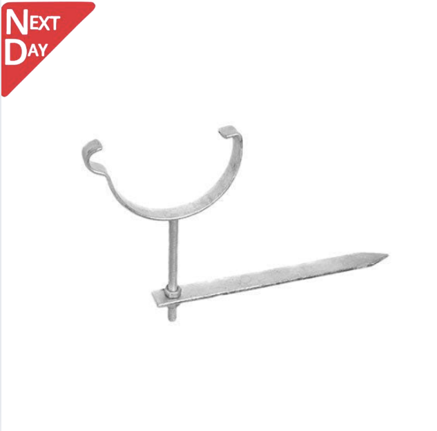 115mm Half Round Galvanised Steel Rise & Fall Bracket