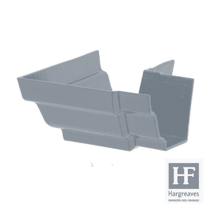 Hargreaves Cast Iron 125x100mm External H16 Square Angle - Primed