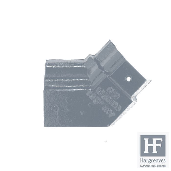 Hargreaves Cast Iron 125x100mm Internal H16 Obtuse Angle - Primed