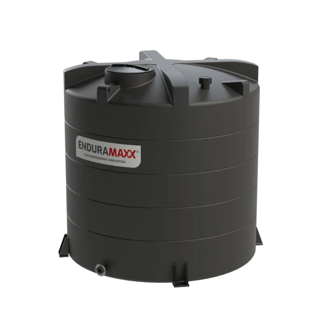 12,500 Litre Vertical Liquid Fertiliser Tank with 4" Mushroom Vent & Bolt Down Feet