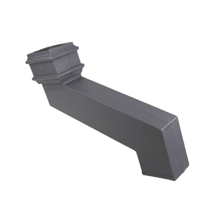 Hargreaves Cast Iron 100x75mm Rectangular Side Offset 230mm Projection - Primed