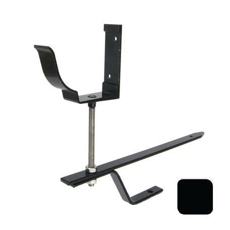 Alumasc 5x4 Moulded Ogee Rise & Fall Bracket - Matt Black