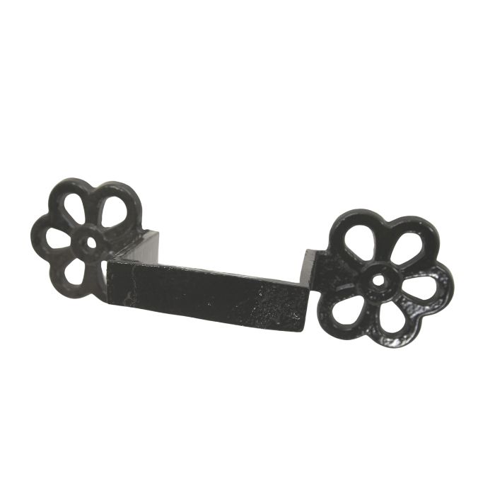 Hargreaves Cast Iron 65mm Ornamental Rainwater Earband Type J  - Painted Black