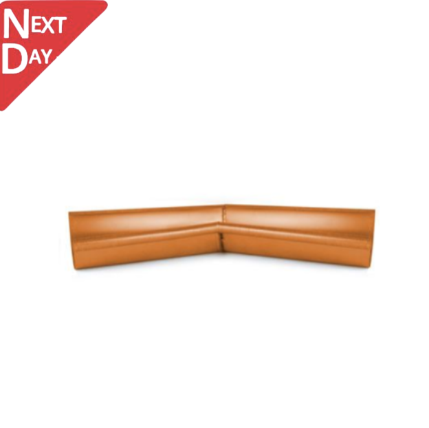 115mm Half Round Copper 135 Degree Internal Corner