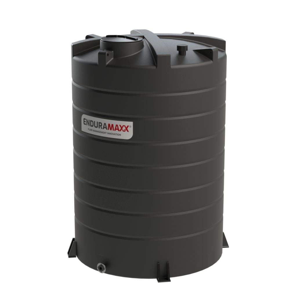 15,000 Litre Vertical Liquid Fertiliser Tank with 4" Mushroom Vent & Bolt Down Feet