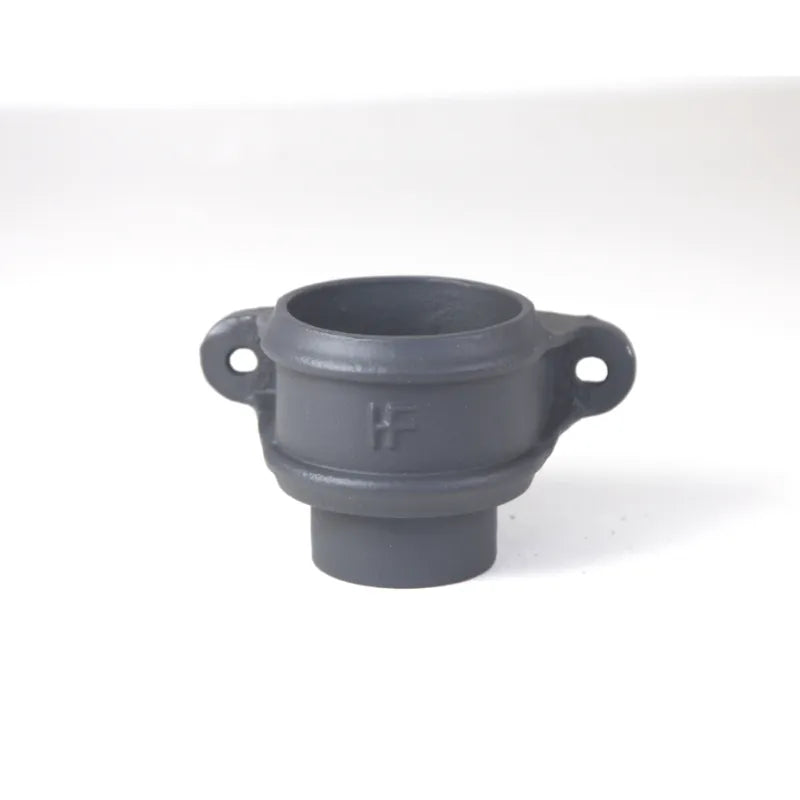 Hargreaves Cast Iron 100mm Eared Rainwater Loose Socket with Spigot - Primed