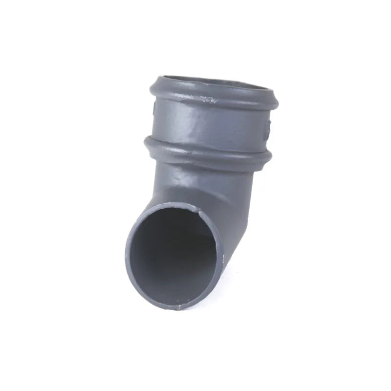 Hargreaves Cast Iron 100mm Plain Rainwater Shoe - Primed
