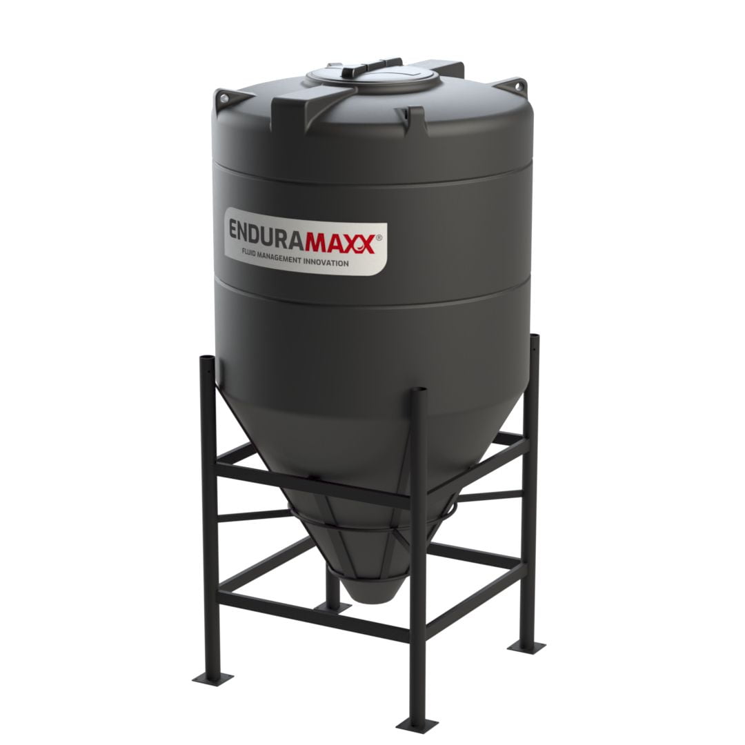 1,600 Litre 60 Degree Cone Tank with Frame