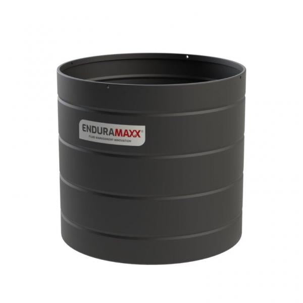 12,000 Litre Vertical Open Top Tank - 1 SG - Black