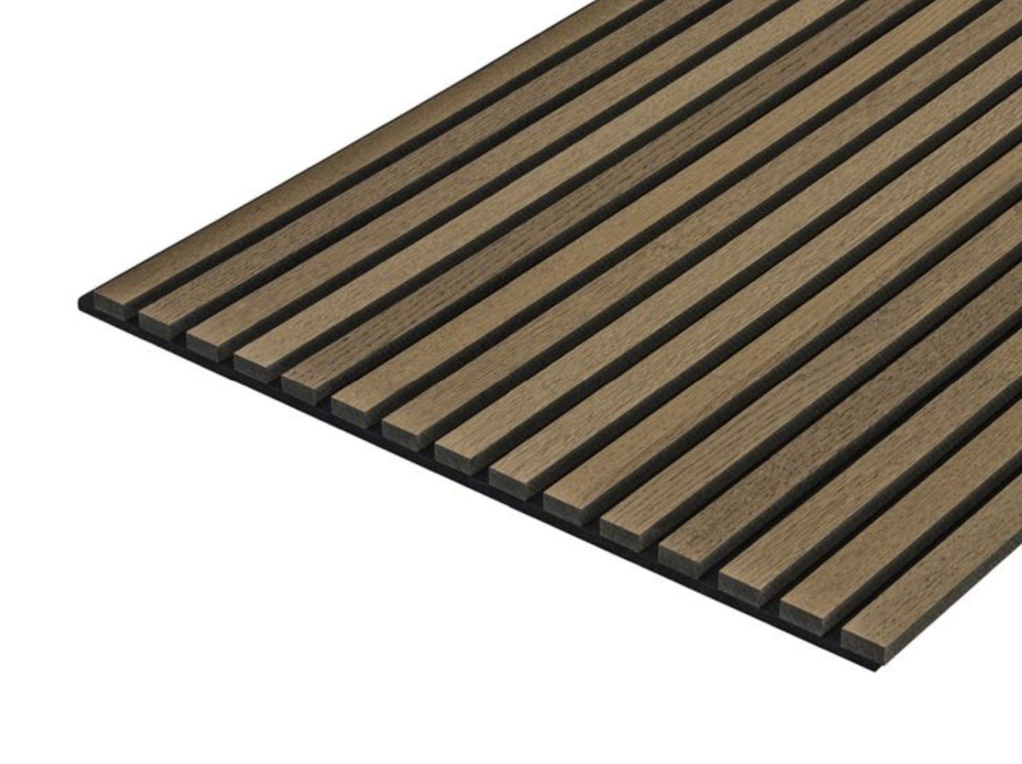 2.4m Acoustic Internal Slatted Wall Panels