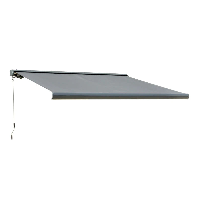 Electric/Manual Retractable Canopy With LEDs - 300W x 0-250D cm