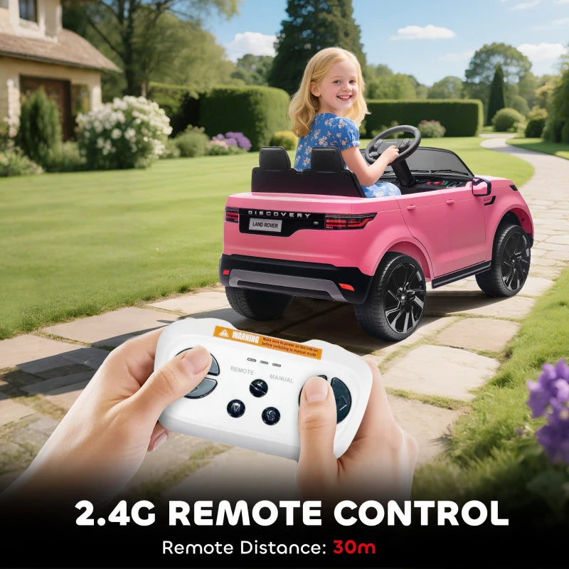 Licensed 12V Kids Electric Land Rover Discovery Car with Remote Control and Music