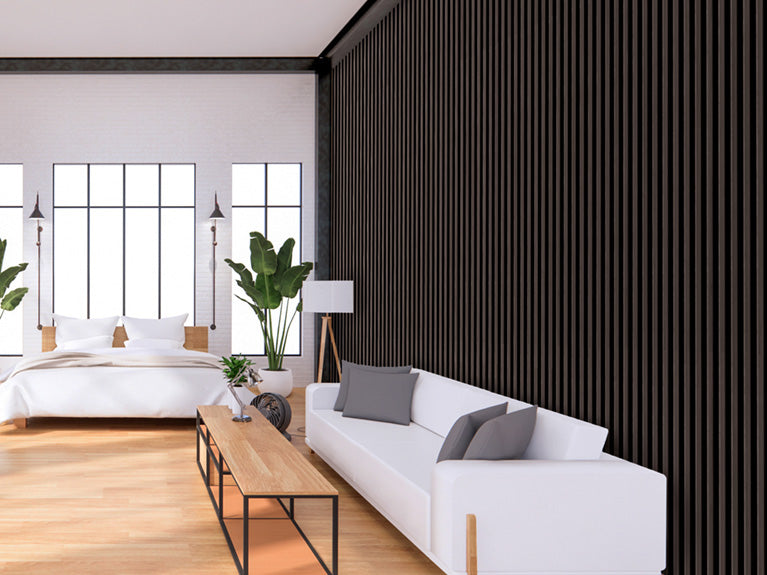 2.4m Acoustic Internal Slatted Wall Panels