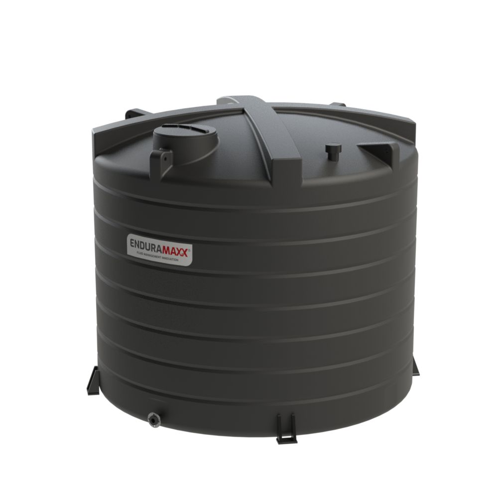 25,000 Litre Vertical Liquid Fertiliser Tank with 4" Mushroom Vent & Bolt Down Feet