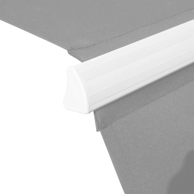 Light Grey 3m x 2m Manual Retractable Awning Canopy