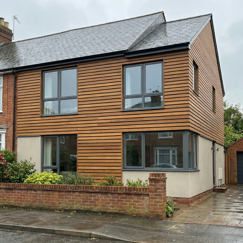 2.4m Iroko Wood Cladding 145mm x 18mm – Exterior Shadow Gap Timber Boards