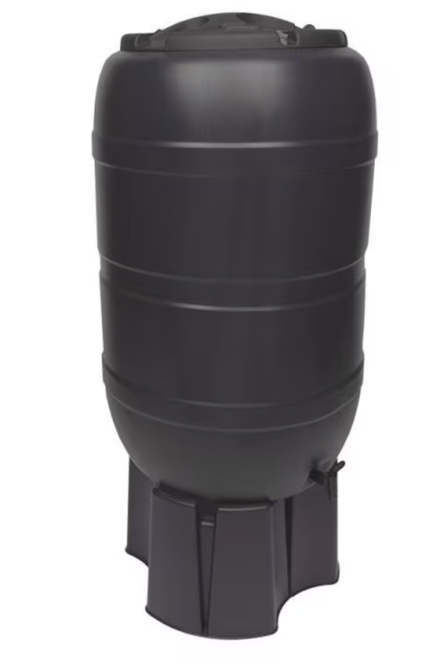 210L Black Standard Barrel Water Butt