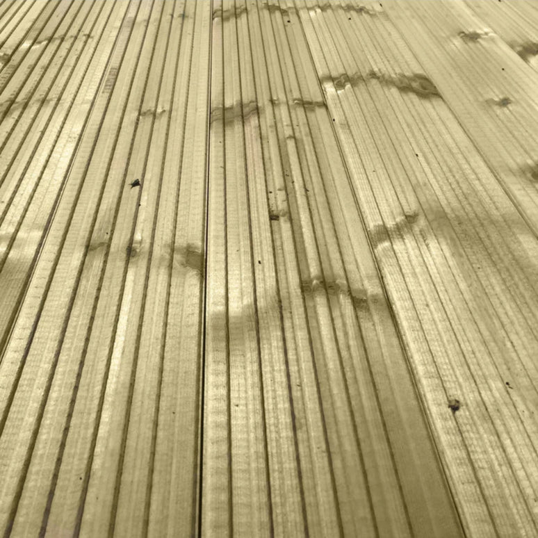 Pressure-Treated Redwood Decking Kit – Scandinavian Timber, Multiple Sizes, Complete DIY Garden Decking Solution with Joists & Fixings