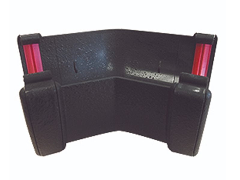 Freefoam Freeflow 112mm Half Round Gutter 135 Degree Gutter Angle - Cast Iron Black