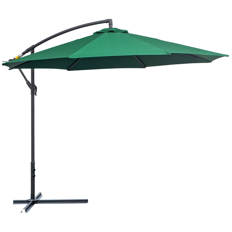 Green 3m Hanging Banana Parasol