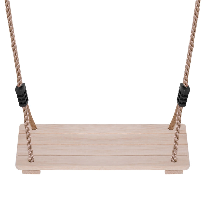 Natural Wood Kids Garden Swing Chair - Outdoor Toy