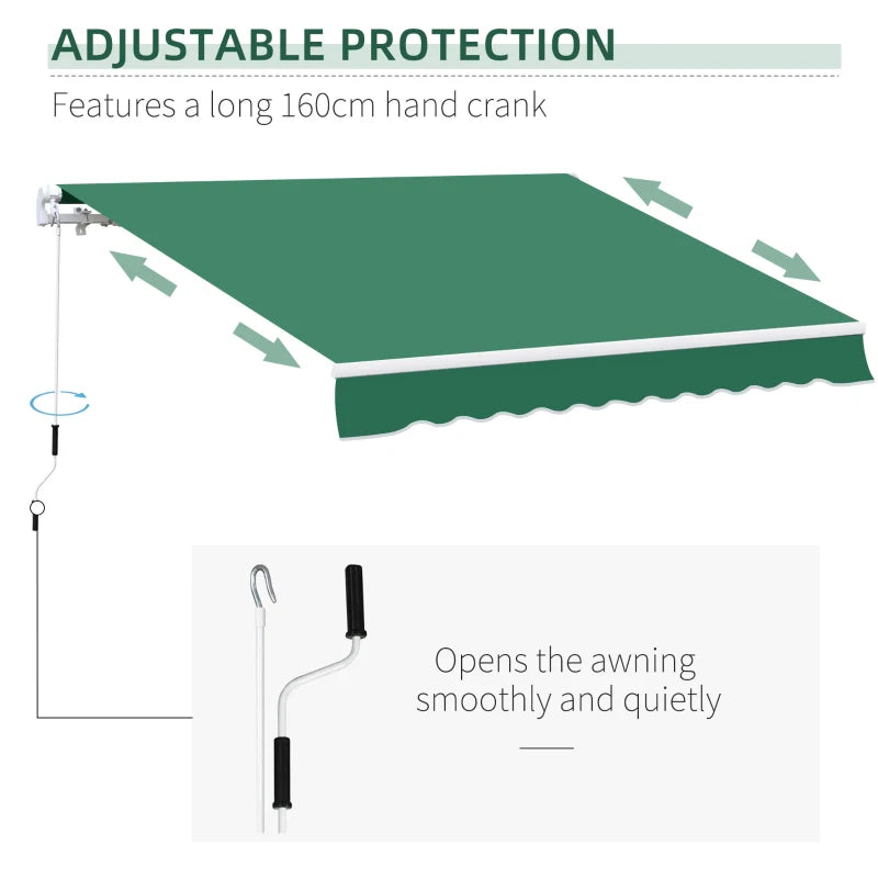 Retractable Awning - Green