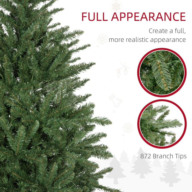 6ft White Light Artificial Christmas Tree - Pre-Lit, Realistic Look, Perfect for Holiday Decor, Easy Assembly, Indoor Use
