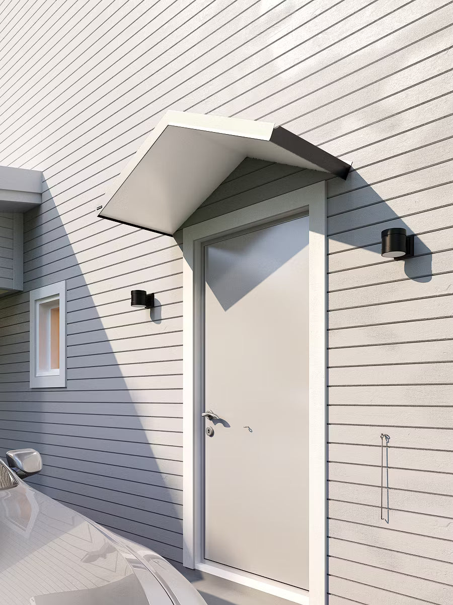 BrightShield Aluminium Canopy With LED Lights - 1400mm x 410mm x 600mm (All Colours)