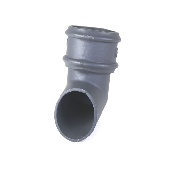 Hargreaves Cast Iron 65mm Plain Rainwater Shoe - Primed