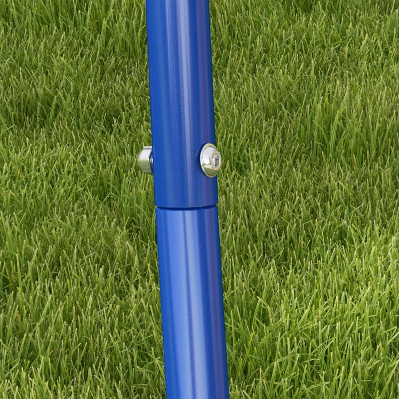 Two-In-One Toddler Garden Swing with Comfortable Seat and Safety Belt in Orange and Blue