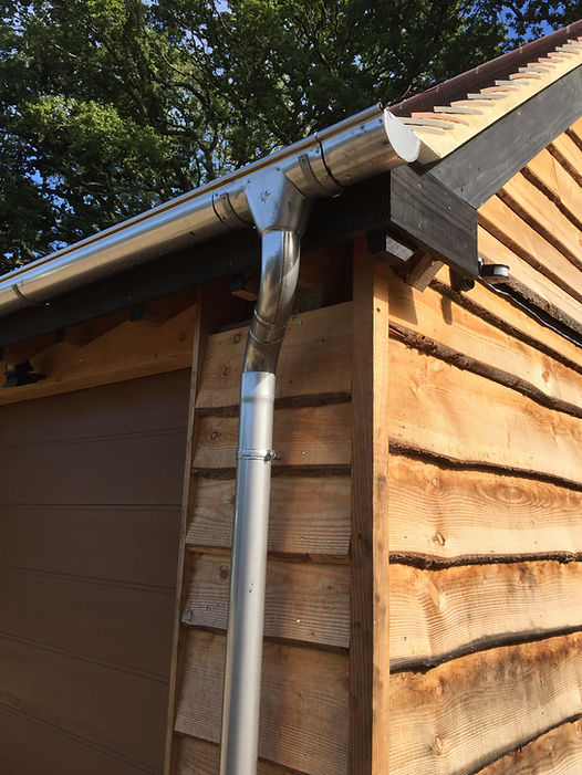 Stainless Steel Downpipe 2.4m - 80mm