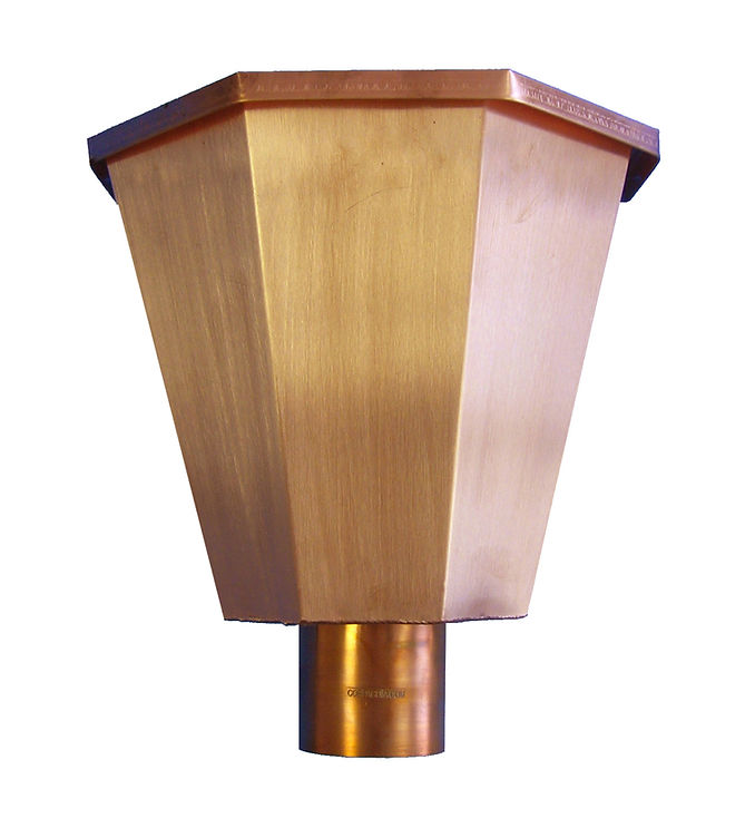 Margaret Copper Hopper Head - 80mm Spigot