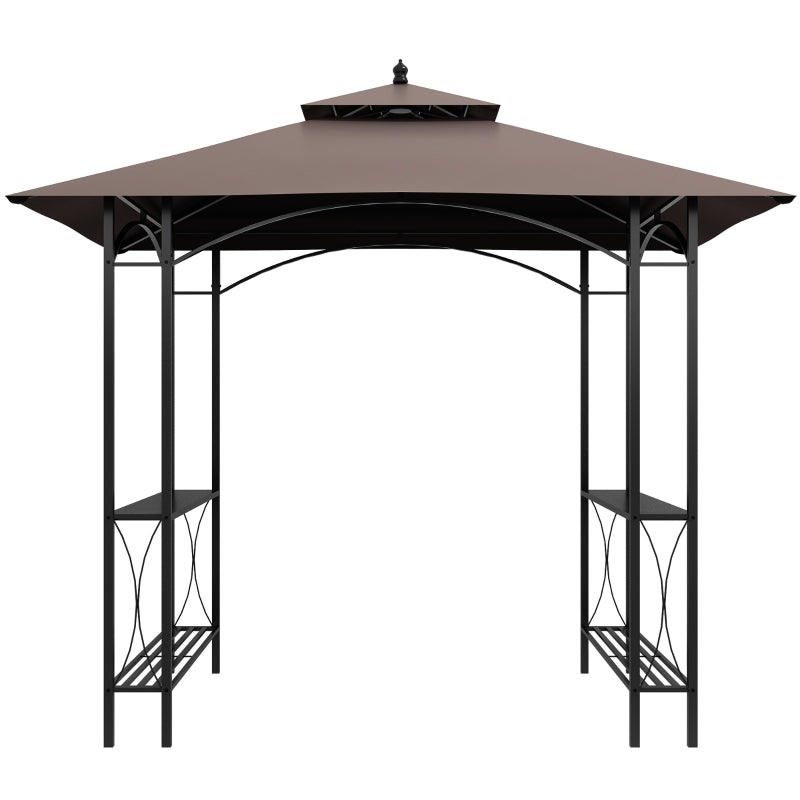 Portable Coffee BBQ Canopy Tent - Outdoor Patio Awning Gazebo