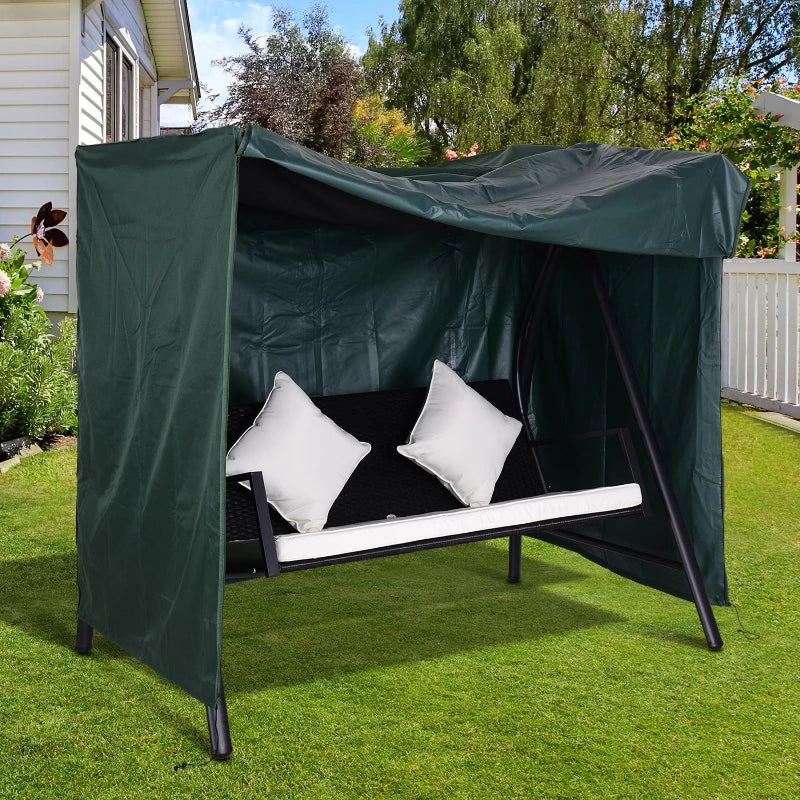 Green Outdoor Swing Chair Cover - 144 x 177cm