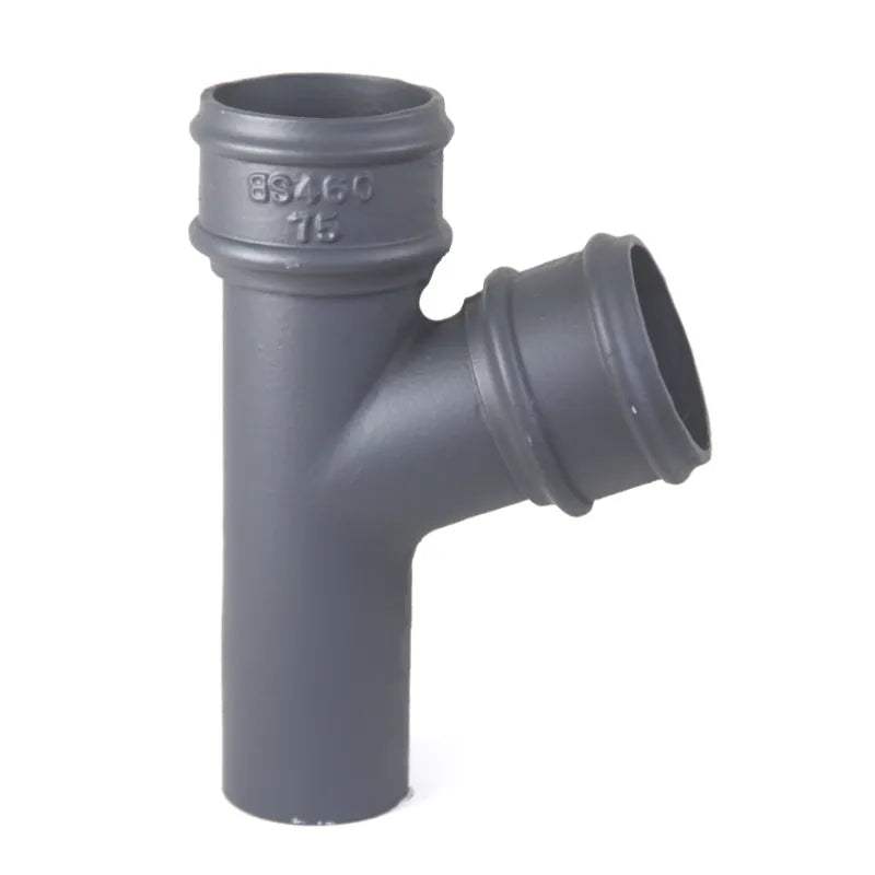 Hargreaves Cast Iron 100mm 112.5 Degree Rainwater Branch - Primed