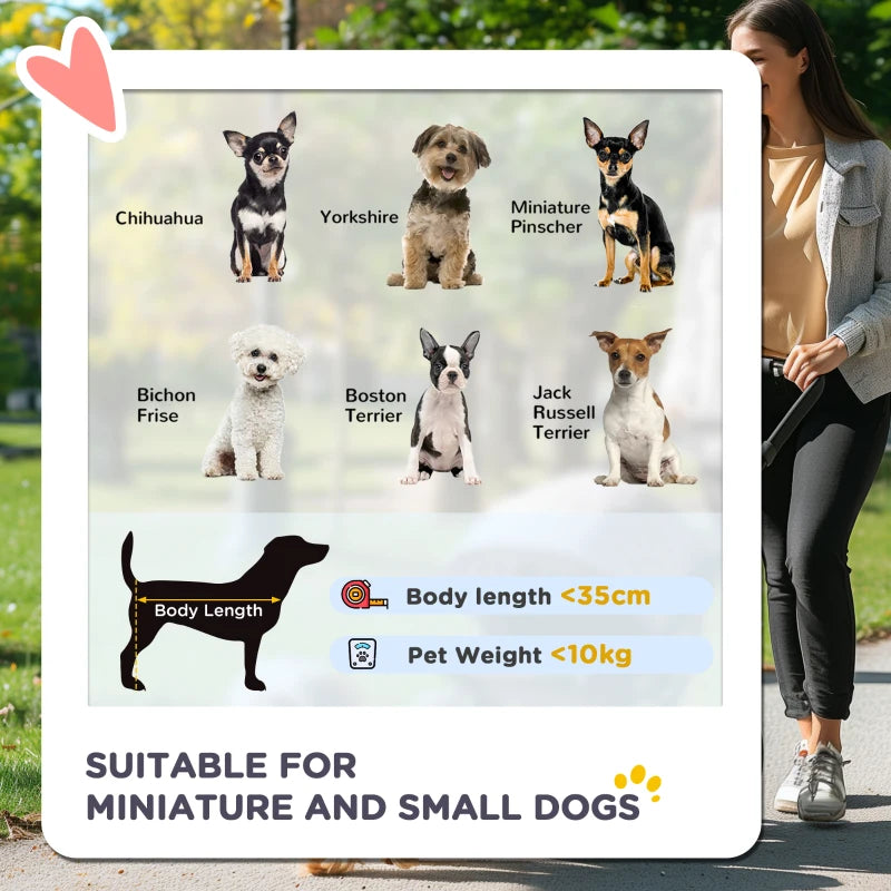 Foldable Pet Stroller for Small Dogs & Cats - Travel Carriage with Wheels, Zipper Entry, Cup Holder & Storage Basket - Grey