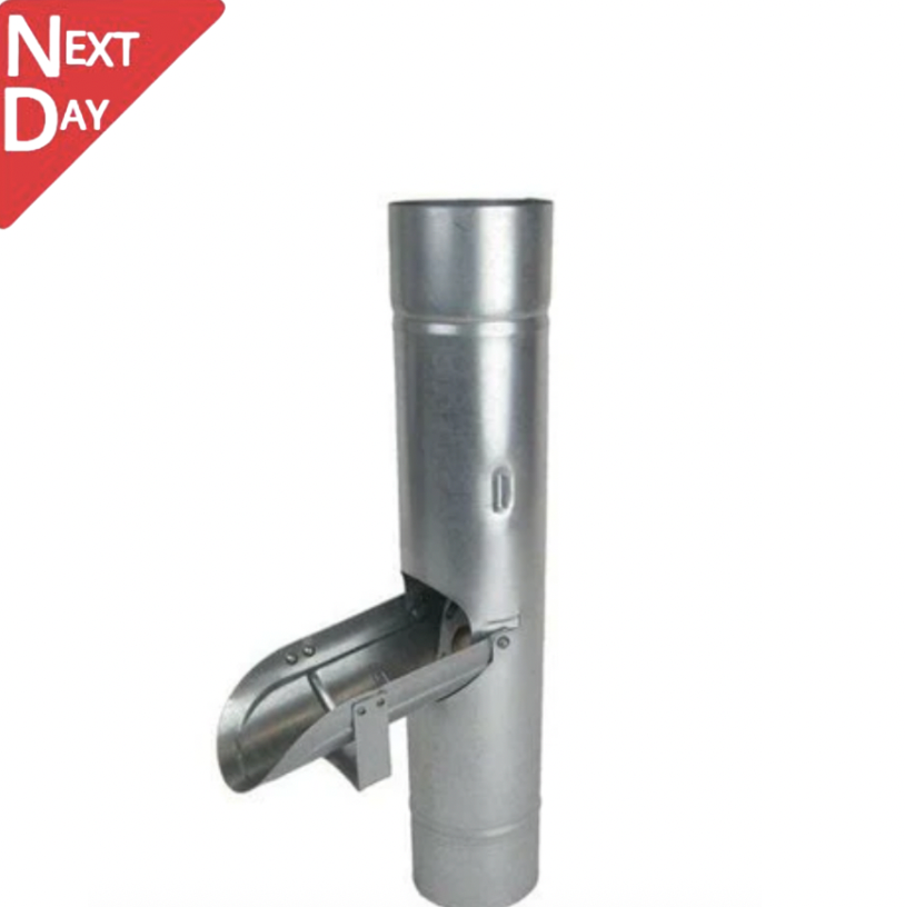 80mm Galvanised Steel Downpipe Diverter