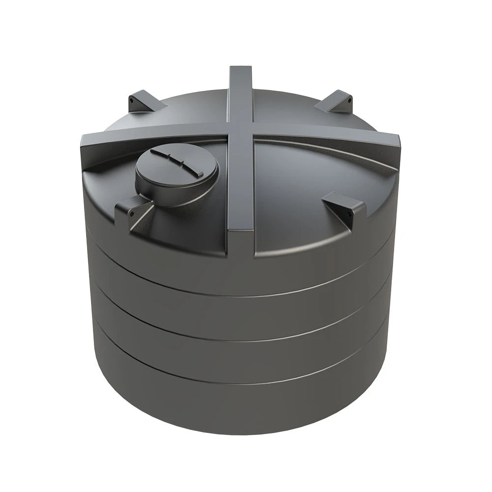 7,500 Litre Vertical Liquid Fertiliser Tank with 4" Mushroom Vent & Bolt Down Feet