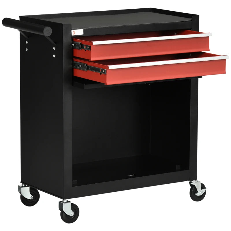 Lockable Tool Chest on Wheels for Easy Storage