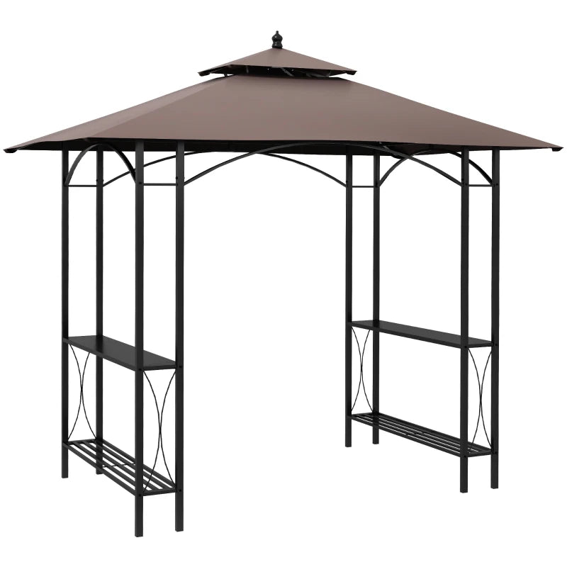 Portable Coffee BBQ Canopy Tent - Outdoor Patio Awning Gazebo