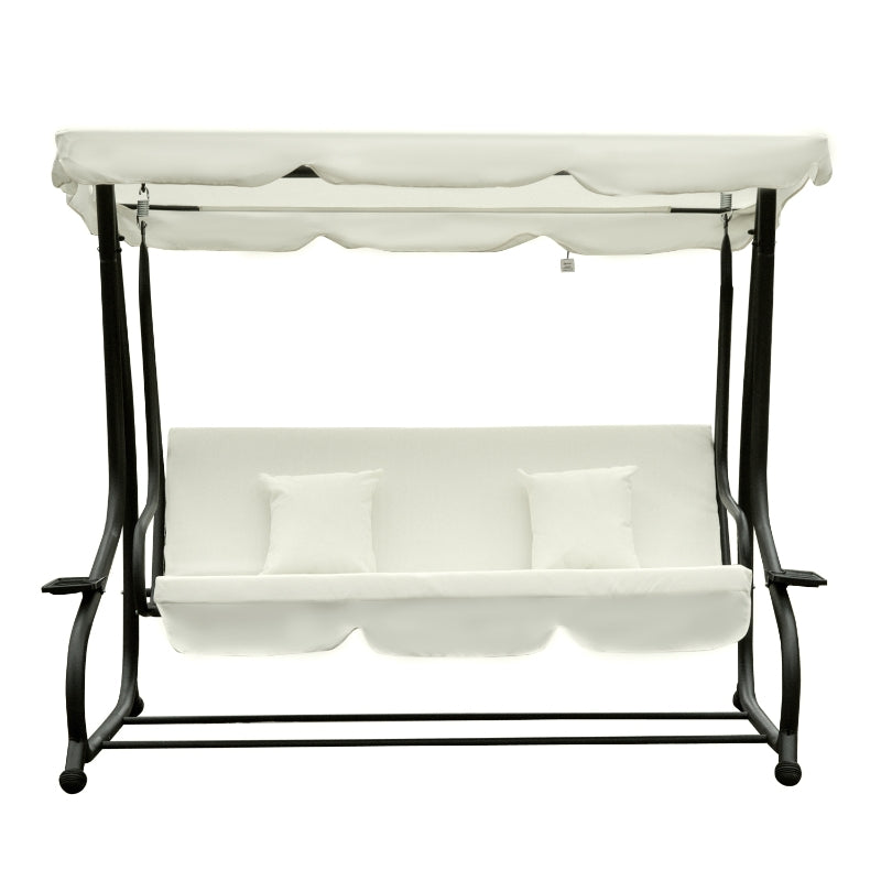 Swing Chair Combo - Cream White, 200x120x164 cm