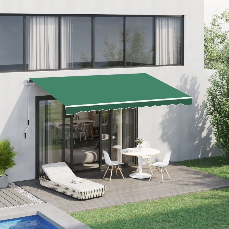 Retractable Awning - Green