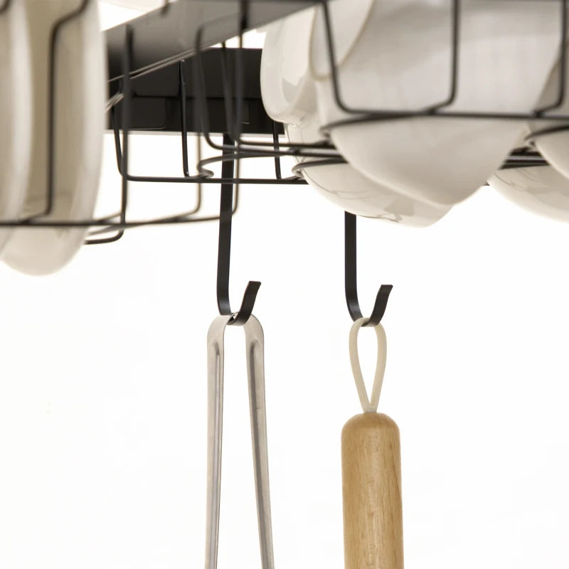 93cm Modular Over-Sink Drying Rack - Space-Saving Kitchen Organizer for Dishes, Pots, and Utensils - Adjustable Design