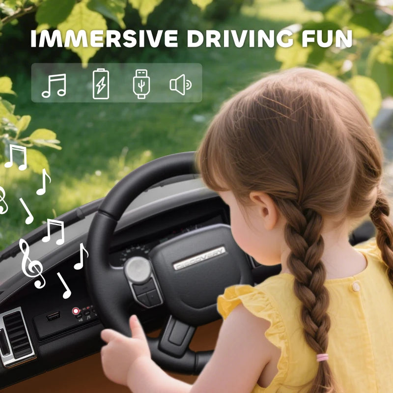 Licensed Land Rover Discovery 12V Kids Electric Car with Remote Control and Suspension