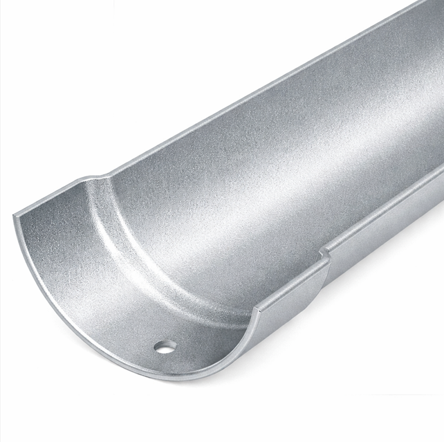 Alumasc 100mm (4") Half Round Cast Aluminium Gutter 1.83m length - One of 26 Standard Matt RAL colours TBC