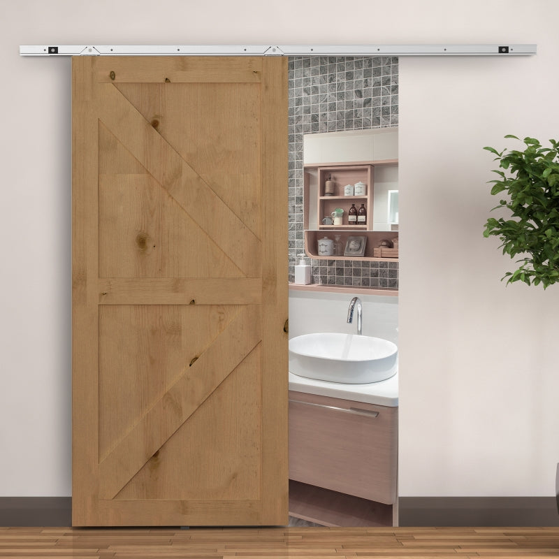 Modern Sliding Barn Door Hardware Kit for Home