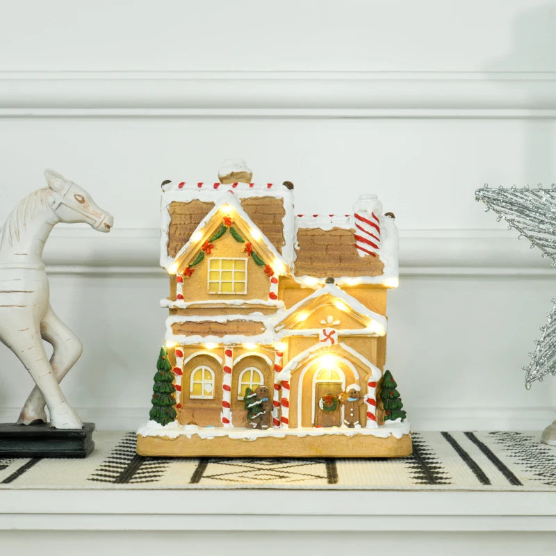 Festive Gingerbread House with Lights & Music - Perfect Christmas Decoration for Holiday Cheer