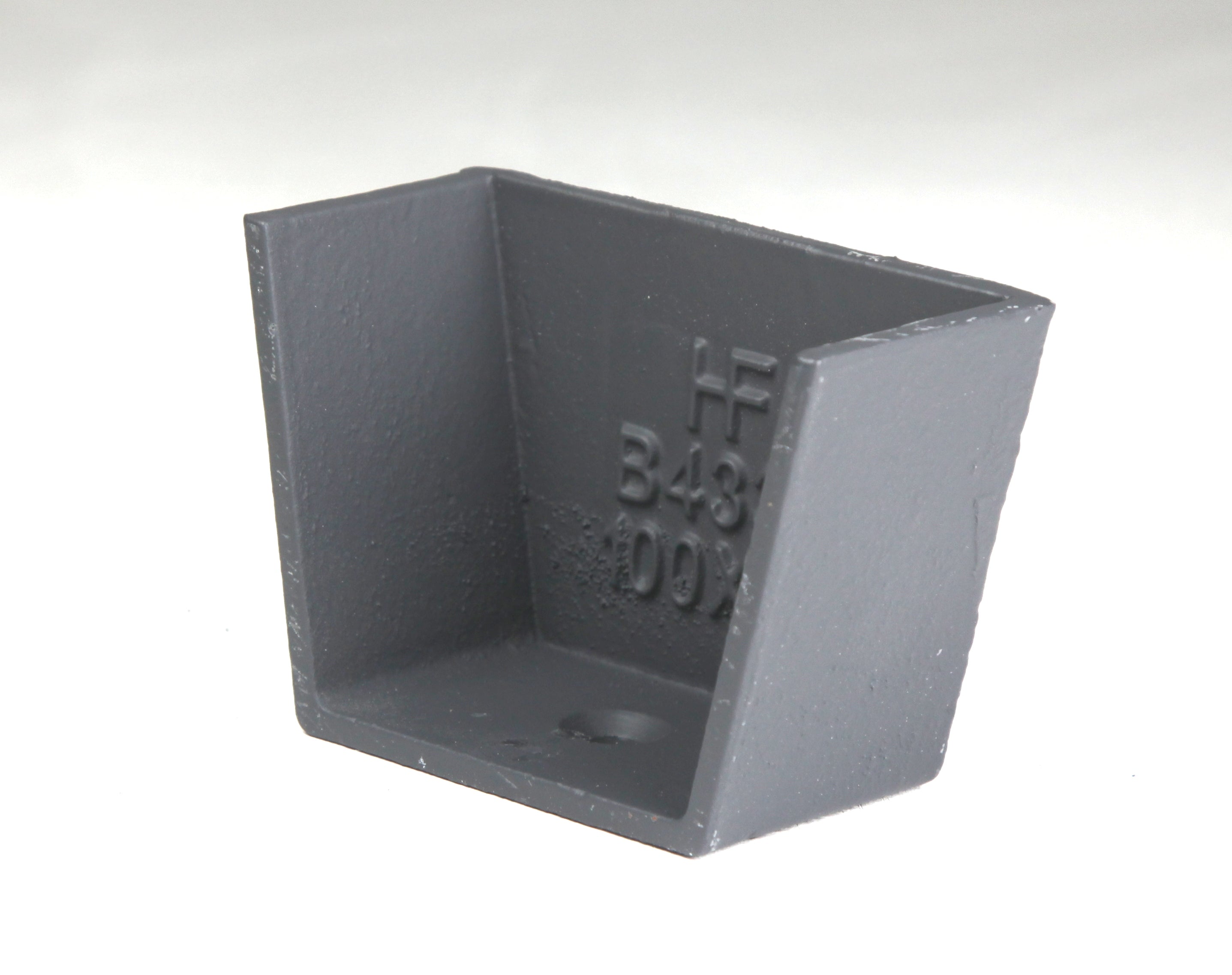 Hargreaves Cast Iron 100x75mm Internal Box Stopend - Primed