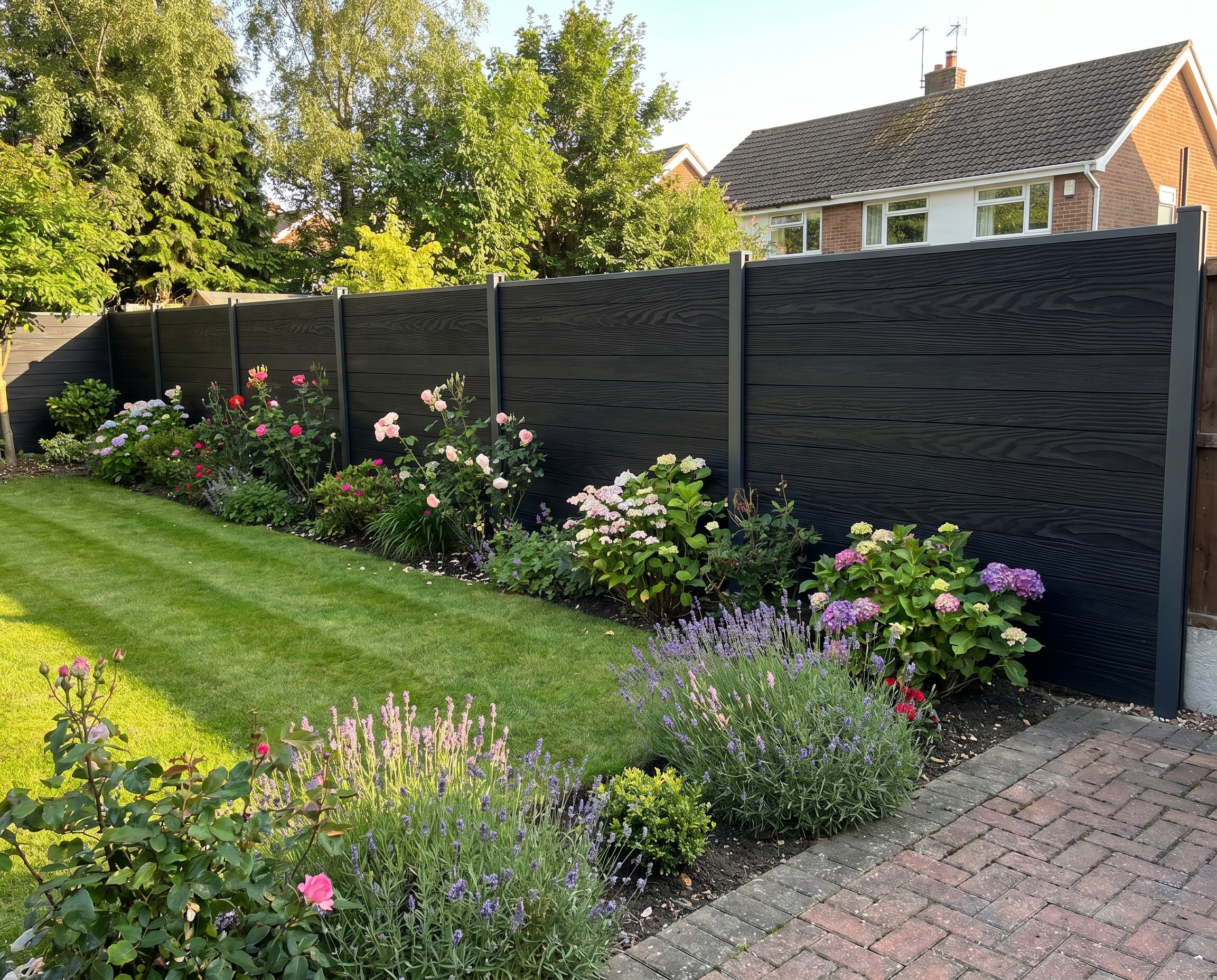 Premium Woodgrain Composite Fencing Board - 1830mm x 160mm x 20mm