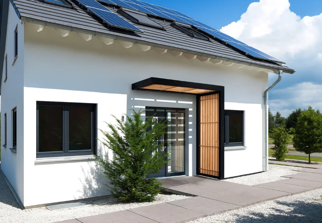 Aluminium Timber Line Canopy With Integral Drainage